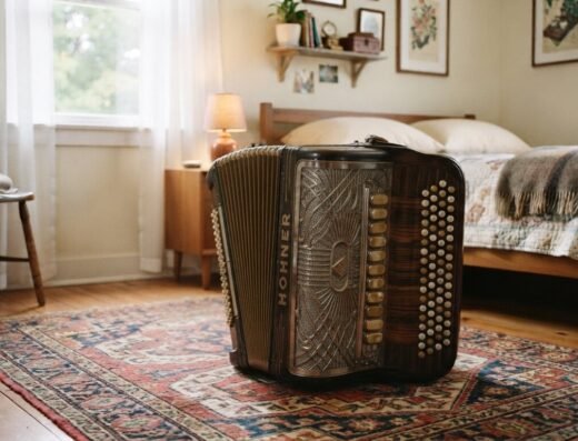 Vintage Hohner Button Accordion for Rent